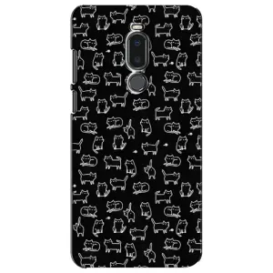 Чохол з принтом для Meizu Note 8 (AlphaPrint) Модні коти (Маленькі котики)