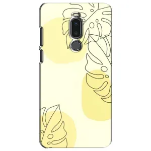 Силиконовый чехол с принтом в цветах на Meizu Note 8