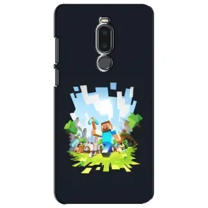 Чохол з принтом «персонажі Minecraft» для Meizu Note 8