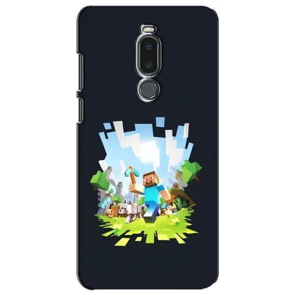 Чохол з принтом «персонажі Minecraft» для Meizu Note 8