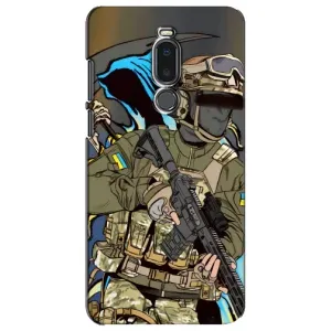 Чехлы с картинкой ЗСУ для Meizu Note 8 (AlphaPrint) (Воин ВСУ)
