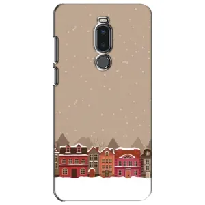 Новорічні, Святкові Чохли для Meizu Note 8 - 2024 год (Зимове місто)