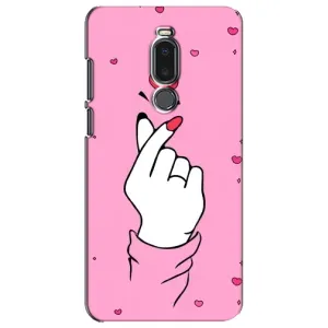 Чохол з принтом для Meizu Note 8 (AlphaPrint - Знак сердечка)
