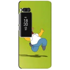 Чjхол з Сімпсонами для Meizu Pro 7 Plus (VPrint) (Гомер Сімпсон)