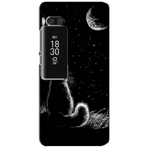 Чохол з принтом для Meizu Pro 7 Plus (AlphaPrint) Модні коти