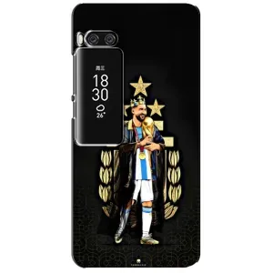 Чохли для Meizu Pro 7 Plus (Leo чемпіон) (AlphaPrint) (Мессі Король)