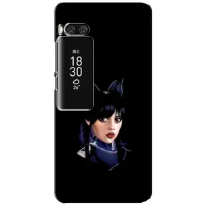 Чохли Венсдей на Meizu Pro 7 Plus Уенсдей (AlphaPrint) (серйозна Венздей)