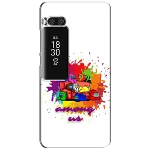 Чохли Амонг Ас для Meizu Pro 7 Plus (AlphaPrint) (Яскравий АмонгАс)