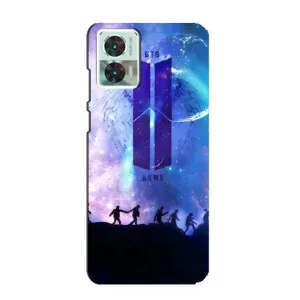 Чехлы BTS для Motorola Edge 30 Neo (AlphaPrint) (Army BTS)