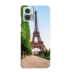 Чехол Эйфелева Башня для Motorola Edge 30 Neo - (AlphaPrint) (Дорога в Париж)