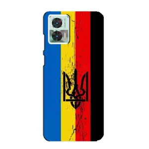 Украинские Чехлы для Motorola Edge 30 Neo с картинкой УПА (AlphaPrint) (Флаг УПА)