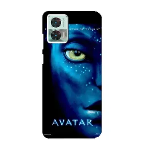 Чехлы с фильма АВАТАР для Motorola Edge 30 Neo (AlphaPrint) (глаз Аватара)