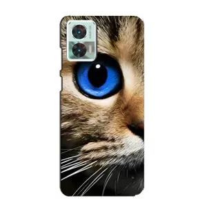 Чехлы с Котиками для Motorola Edge 30 Neo (VPrint) (Глаз кота)