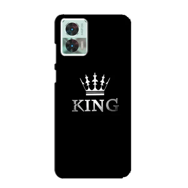 Чехол с принтом «KING» для Motorola Edge 30 Neo