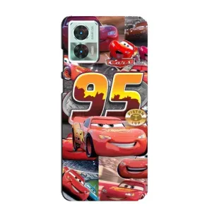 Силиконовый чехол Маквин для Motorola Edge 30 Neo (Коллаж Молния Маквин)