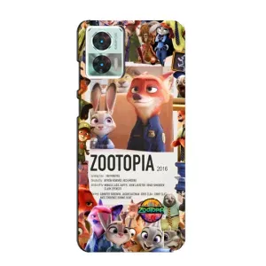 Чехол Зоотрополіс на Motorola Edge 30 Neo (Постер Зверополис)