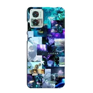 Чехлы с фильма АВАТАР для Motorola Edge 30 Neo (AlphaPrint) (коллаж Аватар)