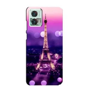 Чехол Эйфелева Башня для Motorola Edge 30 Neo - (AlphaPrint) (Париж Башня)
