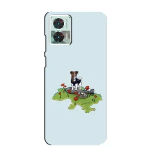 Чехлы с картинкой собаки Патрон для Motorola Edge 30 Neo (AlphaPrint) (Сапер Пес)