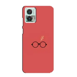Чехлы с Гарри Поттером для Motorola Edge 30 Neo (AlphaPrint) (шрам и очки)