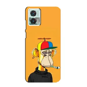 Чехлы с Обезьянами NFT для Motorola Edge 30 Neo (AlphaPrint) (Скучающая Обезьяна NFT)