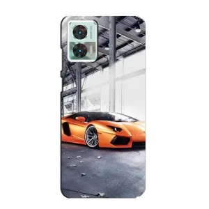 Чехлы с Машинами на Мото Ейдж 30 Нео (VPrint) (Sport Car)