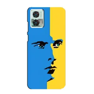 Украинские Чехлы для Motorola Edge 30 Neo с картинкой УПА (AlphaPrint) (Степан Бандера)
