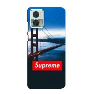 Чехол для Motorola Edge 30 Neo с картинкой Supreme (AlphaPrint) (Стиль Supreme)