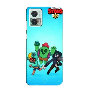 Чехлы Brawl Stars для Motorola Edge 30 Neo (AlphaPrint) (Трио героев)