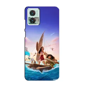 Чехол с мультфильмом Моана Motorola Edge 30 Neo (Команда Ваяна Мауи)