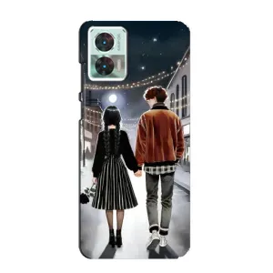 Чехол с дизайном Венздей 2 на Motorola Edge 30 Neo (Уэнздей и Тайлер)