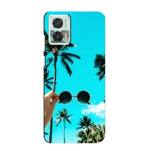Силиконовый чехол с КАРТИНКАМИ лето для Motorola Edge 30 Neo (AlphaPrint) (Взгляд лето)