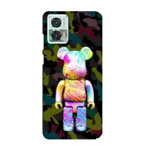 Чехлы для Motorola Edge 30 Neo - Bearbrick Louis Vuitton (PREMIUMPrint) (Яркий Bearbrick)
