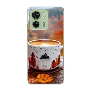 Чехол с принтом «Кофе на природе» для Motorola Edge 40