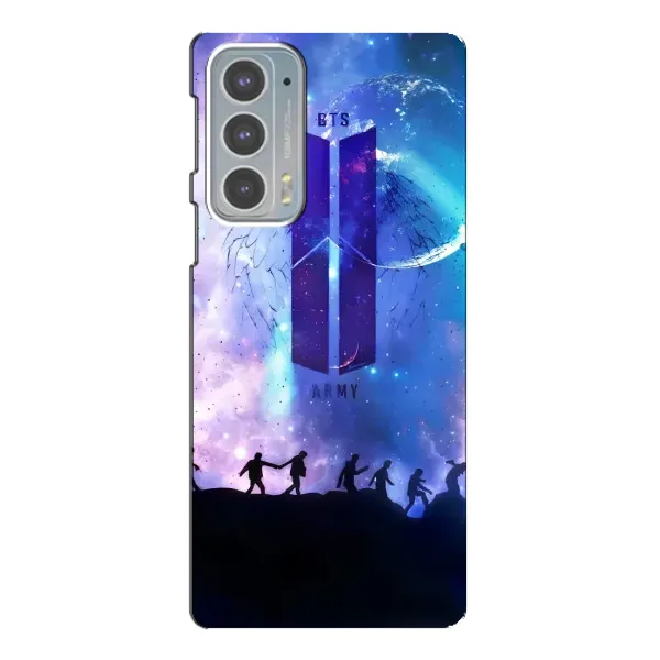 Чохол з принтом «Army BTS» для Motorola Edge 20 Чохол з принтом «Army BTS» для Motorola Edge 20