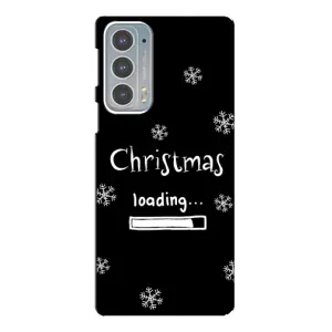 Різдвяні, Святкові Чохли для Моторола Едге 20 (Christmas loading)
