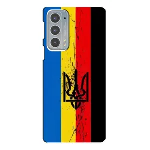Украинские Чехлы для Motorola Edge 20 с картинкой УПА (AlphaPrint) (Флаг УПА)