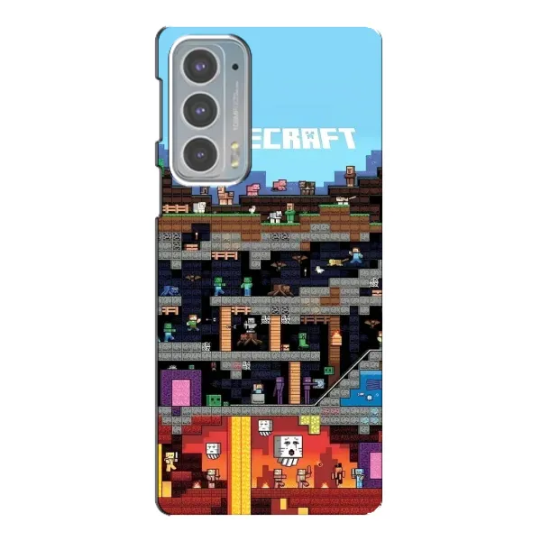 Чехол с принтом «фон Minecraft» для Motorola Edge 20 Чехол с принтом «фон Minecraft» для Motorola Edge 20