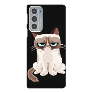Чохол з принтом для Motorola Edge 20 (AlphaPrint) Модні коти (Сумний кіт)