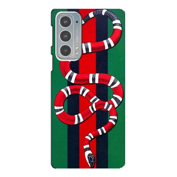 Чохол з принтом «Gucci змія» для Motorola Edge 20