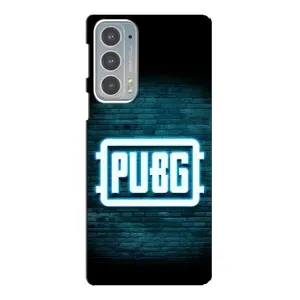 Чеjхол PUBG для Моторола Едге 20 (AlphaPrint) (Лого PUBG)