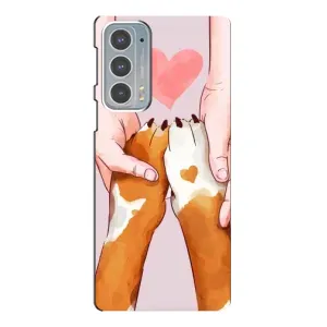 Чохли з собаками для Motorola Edge 20 (VPrint) (Любовь до собак)