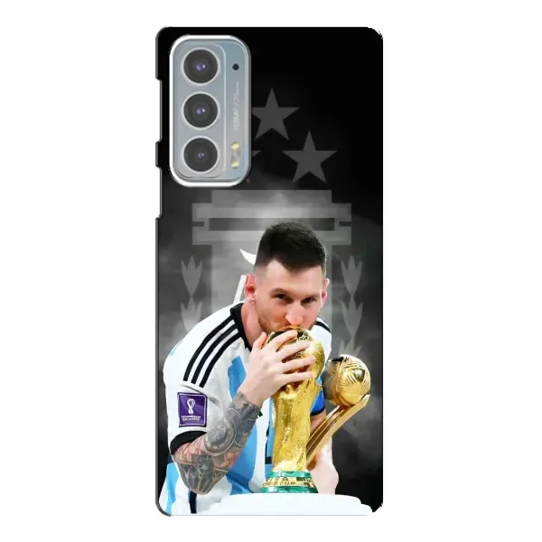 Чехол с принтом «Месси Чемпион» для Motorola Edge 20