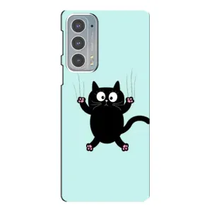 Чохол з принтом для Motorola Edge 20 (AlphaPrint) Модні коти (Падаючий кіт)