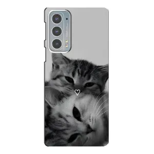Чохол з малюнком кіт на Motorola Edge 20 (Пара котів)