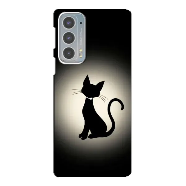 Чехол с принтом «Силуэт котика» для Motorola Edge 20