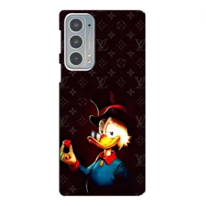 Чехли для Motorola Edge 20 - Скрудж МакДак Louis Vuitton (PREMIUMPrint) (Скрудж з ботліантом)