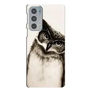 Чохол з пташками на Motorola Edge 20 (VPrint) (Сова)
