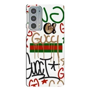 Бренднові Чохли для Motorola Edge 20 - (PREMIUMPrint) (Стиль GUUCI)