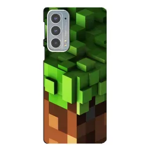 Чохол Майнкрафт на Motorola Edge 20 (AlphaPrint) Minecraft (текстура Майнкрафт)